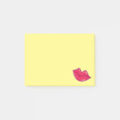 Paar der roten Lippen Post-it Klebezettel (Vorderseite)