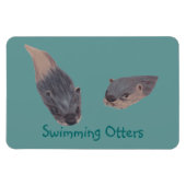 Paar der Schwimmer Flexible Magnete (Horizontal)