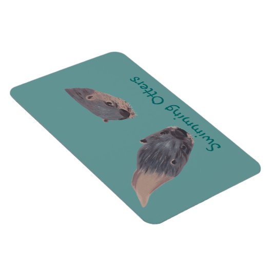 Paar der Schwimmer Flexible Magnete (Rechte Seite)