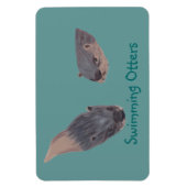 Paar der Schwimmer Flexible Magnete (Vertikal)