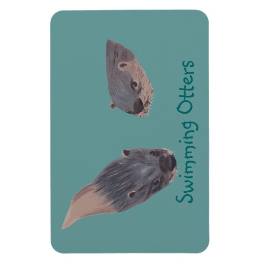 Paar der Schwimmer Flexible Magnete (Vertikal)