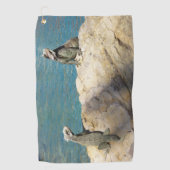 Paar der tropischen Naturfotografie von Iguanas Golfhandtuch (Vorderseite)