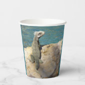 Paar der tropischen Naturfotografie von Iguanas Pappbecher (Rückseite)