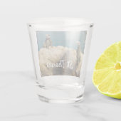 Paar der tropischen Naturfotografie von Iguanas Schnapsglas (Rückseite)