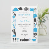 Paar Dusche Einladungen - Küche (Stehend Vorderseite)