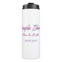 Paar Dusche Name Datum grau trendy einfach rosa