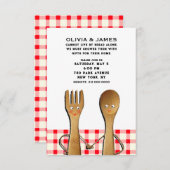 Paar Duscheinflüsse Einladung (Vorne/Hinten)