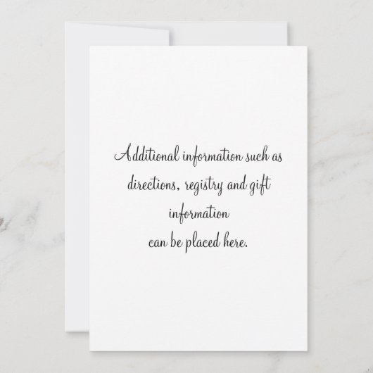 Paar-Duschen-Rosa-Herzen Einladung (Rückseite)