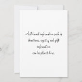 Paar Duschkabine Grün Einladung (Rückseite)