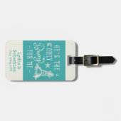 Paar-Ehefrau-Ehemann-niedliche zusammenpassende Gepäckanhänger (Vorderseite horizontal)