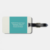 Paar-Ehefrau-Ehemann-niedliche zusammenpassende Gepäckanhänger (Rückseite horizontal)