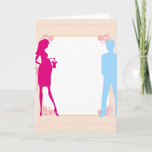 Paar erwartet Baby Ankündigung (Vorderseite)