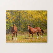 Paar-Fall-Pferde Puzzle (Horizontal)