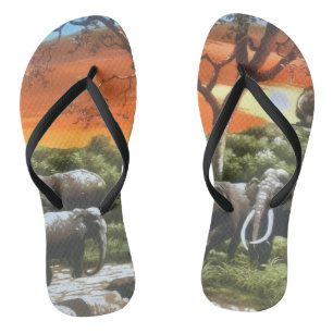 Paar Flip Flops Badesandalen