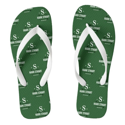 Paar Flip Flops Badesandalen (Fußbett)