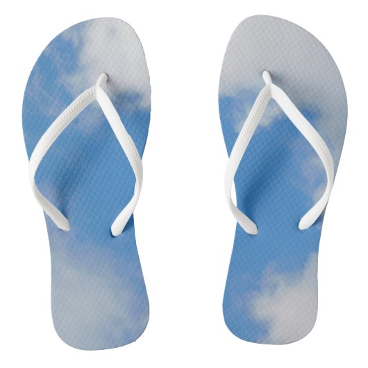Paar Flip Flops CLOUDS ART AND DESIGN Badesandalen (Fußbett)
