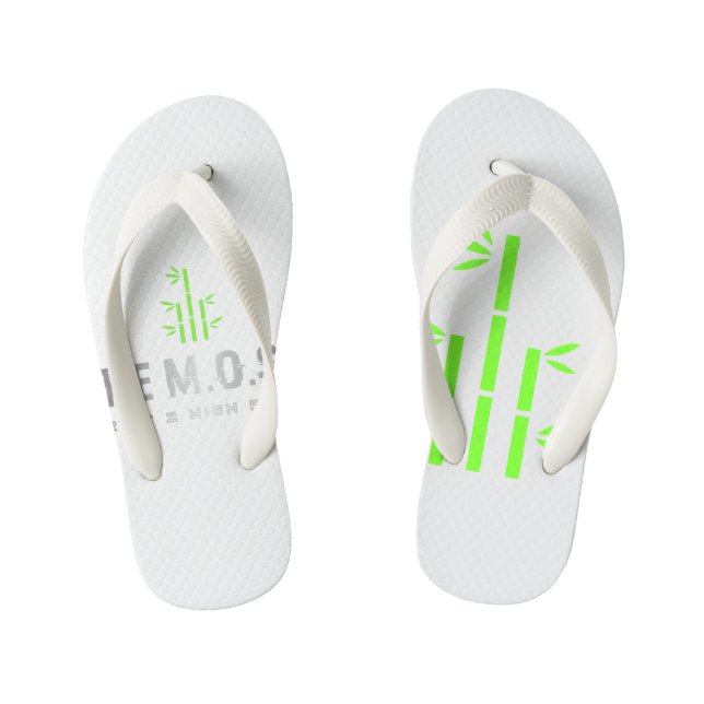 Paar Flip Flops Kinderbadesandalen (Fußbett)
