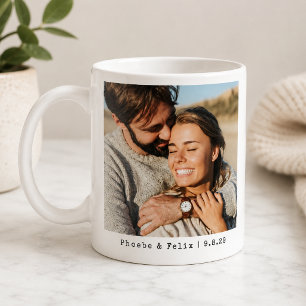 Paar-Foto-Kaffeetasse   Jahrestagsgeschenktasse Kaffeetasse