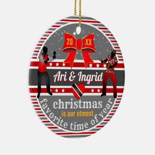 Paar / Freundschaft Keramik Ornament (Rechts)