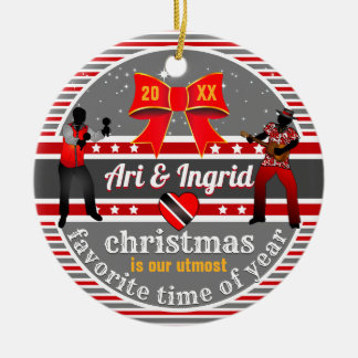 Paar / Freundschaft Keramik Ornament