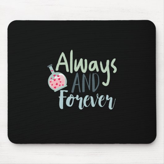 Paar Geschenke immer und für immer Mousepad (Vorne)
