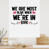 Paar Geschenke sind wir in Liebe Poster (Küche)