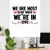 Paar Geschenke sind wir in Liebe Poster (Heimbüro)