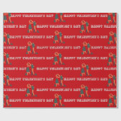 Paar Geschenkpapier (Flach)