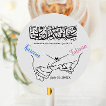 Paar Holding Hände Islamische Hochzeitsticker
