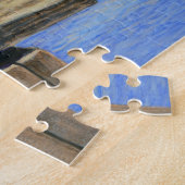 Paar Holzenten auf Nistkasten-Malerei, Vs 2 Puzzle (Seite)