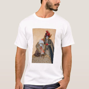 Paar im Karnevalskostüm, Venedig T-Shirt
