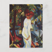 Paar im Wald von August Macke Postkarte (Vorderseite)