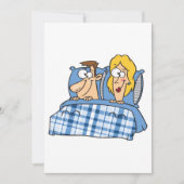 Paar in Bett Einladung (Vorderseite)