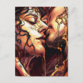 Paar in der Liebe Postkarte (Vorderseite)