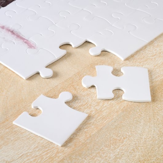 Paar in der Liebe unter dem Dach-Puzzle Puzzle (Seite)