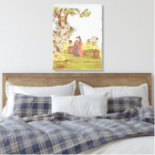 Paar in einem chinesischen Garten, von "Ornamente  Leinwanddruck (Insitu (Schlafzimmer))