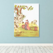 Paar in einem chinesischen Garten, von "Ornamente  Leinwanddruck (Insitu (Holzboden))