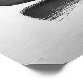 Paar in einem Kanu Poster (Ecke)