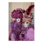 Paar in Karnevalskostüme, Venedig