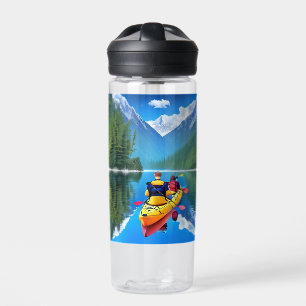 Paar in Kayak   Kayaking Themed Trinkflasche