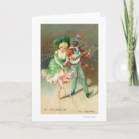 Paar in Kostüm beim Kuchen