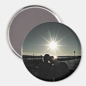 Paar in Liebe Cape Cod Foto Magnet (Vorderseite/Rückseite)