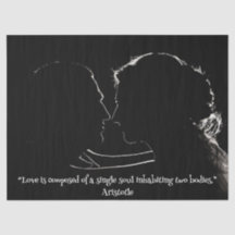 Paar in Liebe Gewebepapier