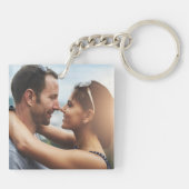 Paar in Liebe Schlüsselanhänger (Rückseite)