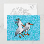 Paar Kagu Postkarte (Vorne/Hinten)