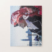 Paar Karnevalsmasken Puzzle (Vertikal)