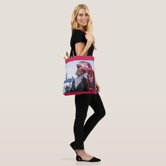 Paar Karnevalsmasken Tasche (Am Model)