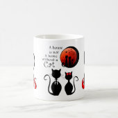 paar Katzen im Zuhause Kaffeetasse (Mittel)