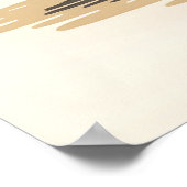 Paar Katzen in Liebe mit Blumenkohl Poster (Ecke)