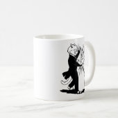 Paar Katzen tanzen, Louis Wain Kaffeetasse (VorderseiteRechts)